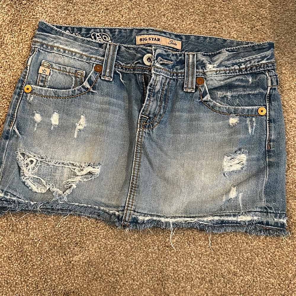 Denim mini